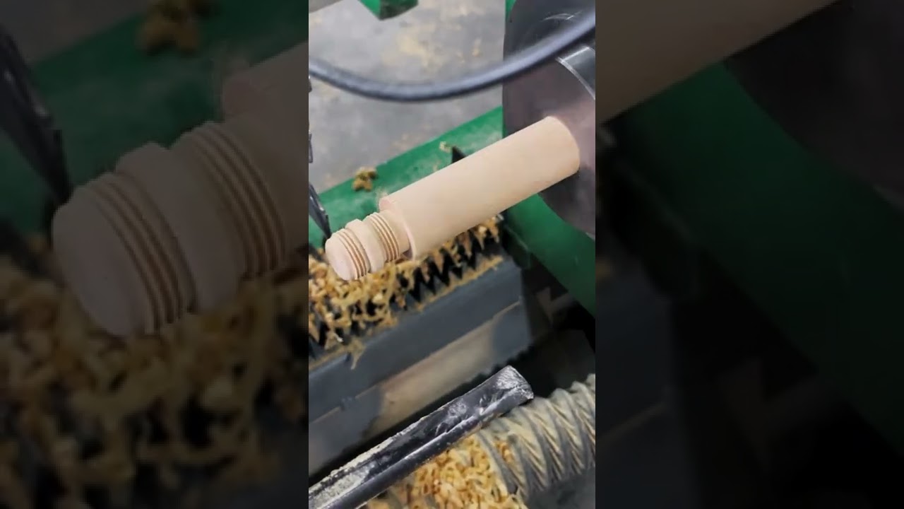 Automatic woodworking lathe technology, good machinery and good tools to save time and effort