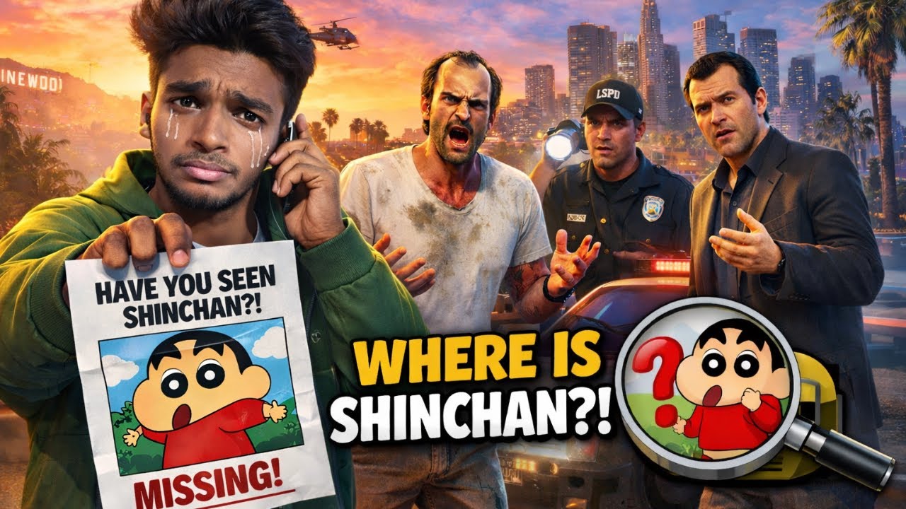 Shinchan Missing Franklin & Family try to Find Him 