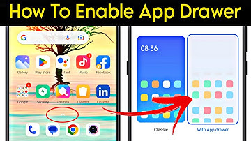 How to enable app drawer in miui 13 system launcher 2023 | swipe up to open app drawer In Mi Phone