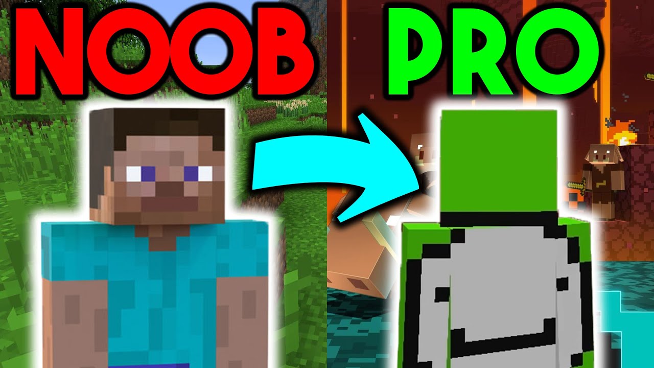 How to Go From NOOB to PRO in Minecraft! - YouTube
