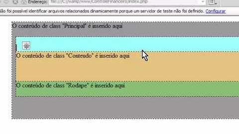 Site PHP com Dreamweaver  - Div dinâmica Include de pagina com php 3/9