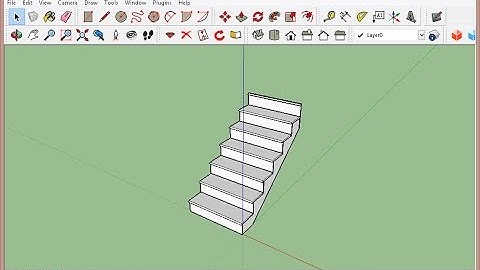 How to Draw Stairs with Sketchup