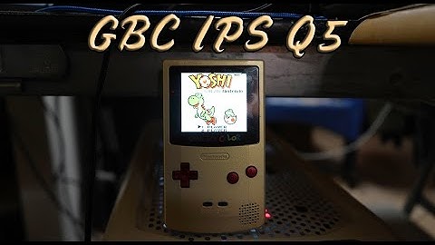 Gameboy Color IPS Q5 Screen Install