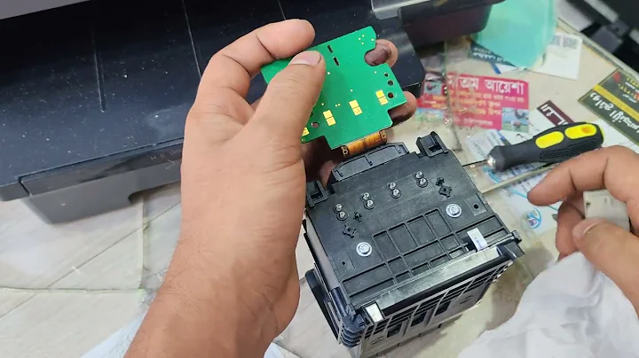 How to Fix HP officejet pro 8610/  8620 Printer missing or failed printhead. The printhead appears.