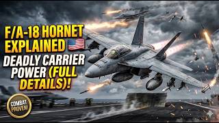 F/A-18 Hornet Explained 🇺🇸 | Deadly Carrier Fighter Jet (Full Details &amp; Combat Power)