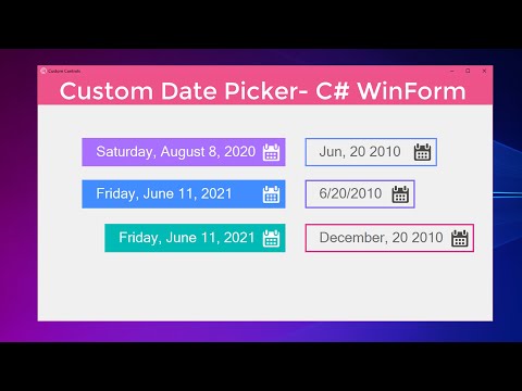 Custom DateTimePicker - WinForm C#