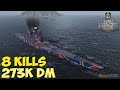 World of WarShips | Petropavlovsk | 8 KILLS | 273K Damage - Replay Gameplay 4K 60 fps