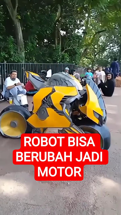 ASLI bukan Ai !! Robot bisa berubah jadi Motor ada di Indonesia #feedshort#transformers