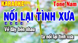 Karaoke Nối Lại Tình Xưa Tone Nam Nhạc Sống Cha Cha Dễ Hát | Thanh Hải