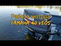 Работа мотора YAMAHA 40 VEOS