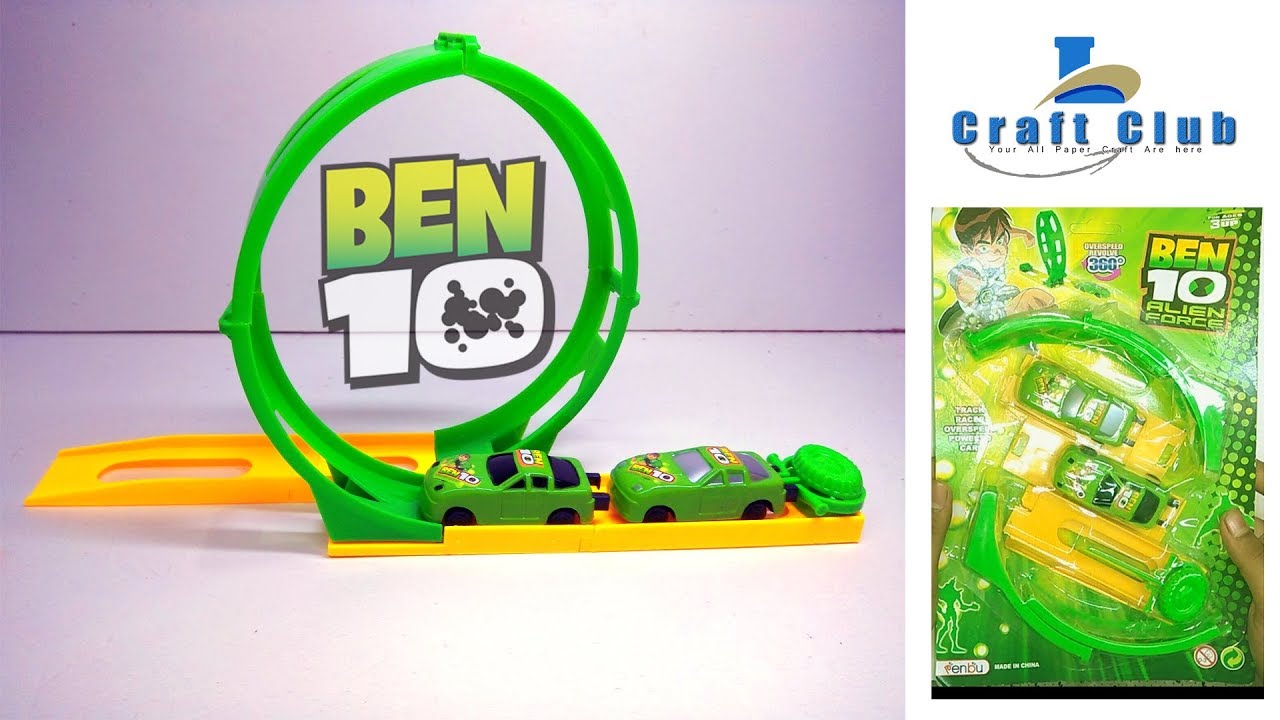 BEN 10 ALIEN FORCE 3D Car Racer Game 