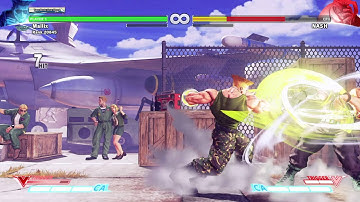 SFV Guile - High Damage Corner Sequence
