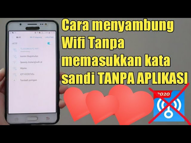 Cara Menyambung Wifi Tanpa Memasukan Kata Sandi Dan Tanpa Aplikasi Youtube