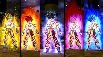 Cac More All New Transformations w/Custom Hairs & Auras SSJ1-2-3-G-B-BK-R-EVO-FP-UI-MUI - DBXV2 MODS