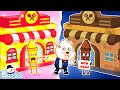 Rich Vs Poor Restaurant Owner Waiter Bearee Chooses Kind Boss Good Behavior Bearee Kids Show