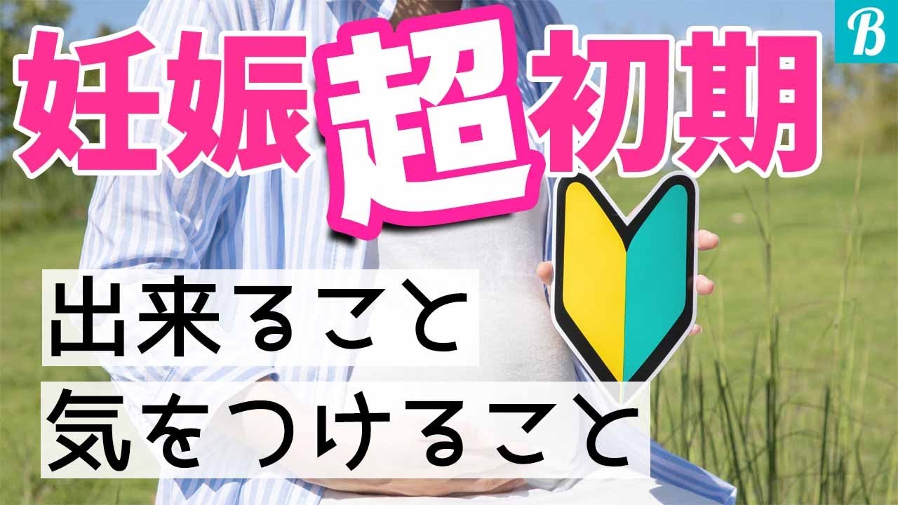 妊娠初期の前 超初期 にできること 妊娠検査薬や産科受診のタイミング Youtube