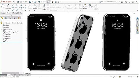 How to make iphone 12 pro max by solidwork #solidworks #tutorial #solidwork_tutorial_with_md