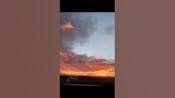 مشهد مهيب لغروب الشمس بألوان السماء الذهبية🧡 - مع تلاوة للقارئ  إسلام صبحي -سورة نوح