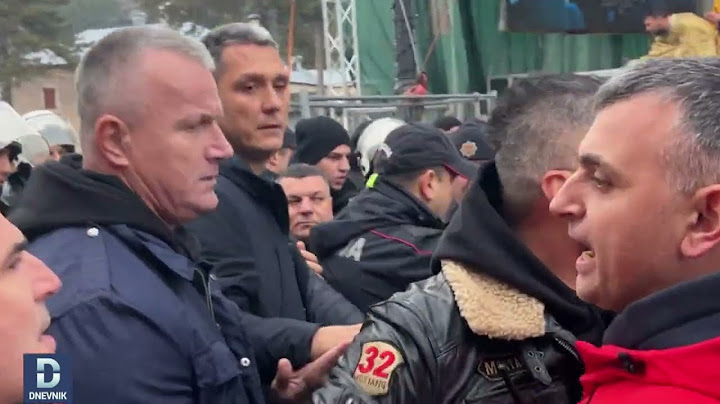 DNEVNIK: Policija spriječila veći incident pristalica Crnogorske pravoslavne crkve