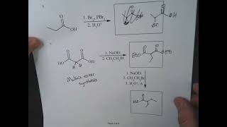 Chem 12B Chapter 22 and 23 Practice Quiz Key