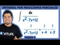 Integral por fracciones parciales (Caso 1) - video 1 | Cálculo Integral - Vitual