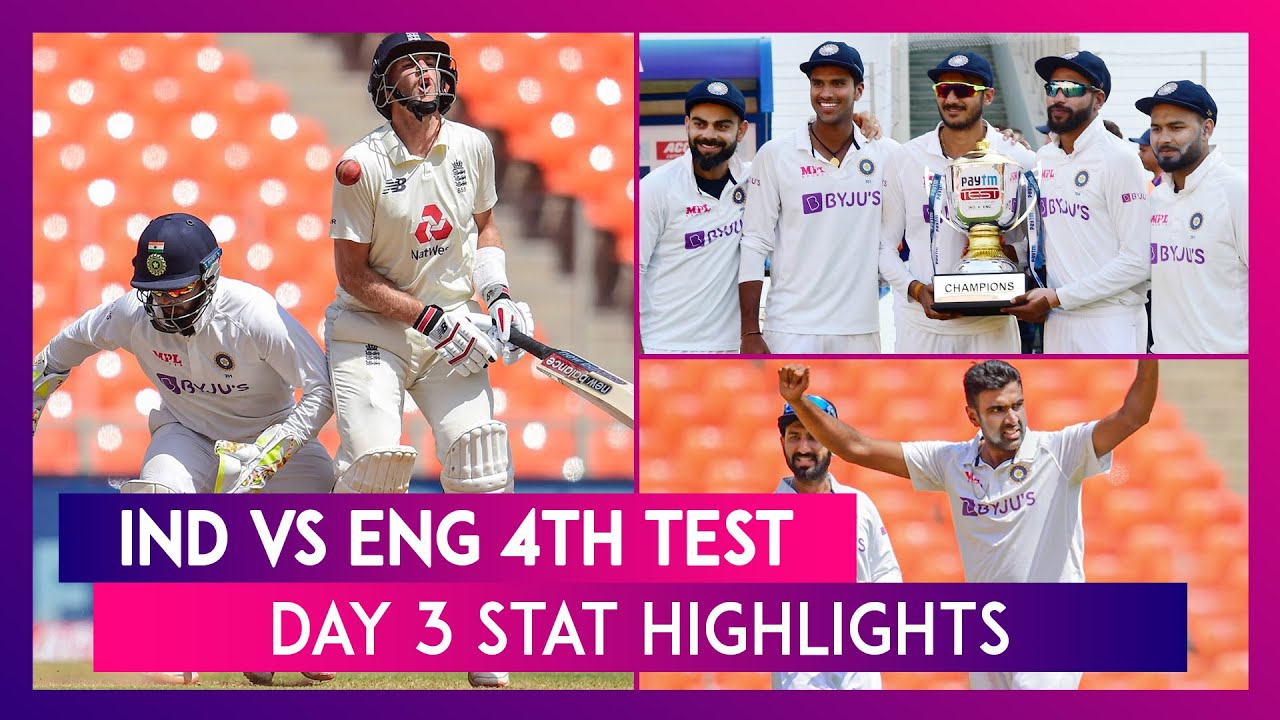 IND vs ENG 4th Test 2021 Day 3 Stat Highlights: Series Win ...