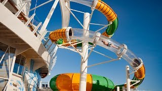 The Perfect Storm Water Slide Onboard Symphony Of The Seas Cruise Ship