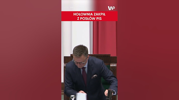 Hołownia zakpił z posłów PiS