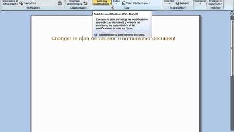 Changer le nom de l auteur d un nouveau document video formation almoudaris