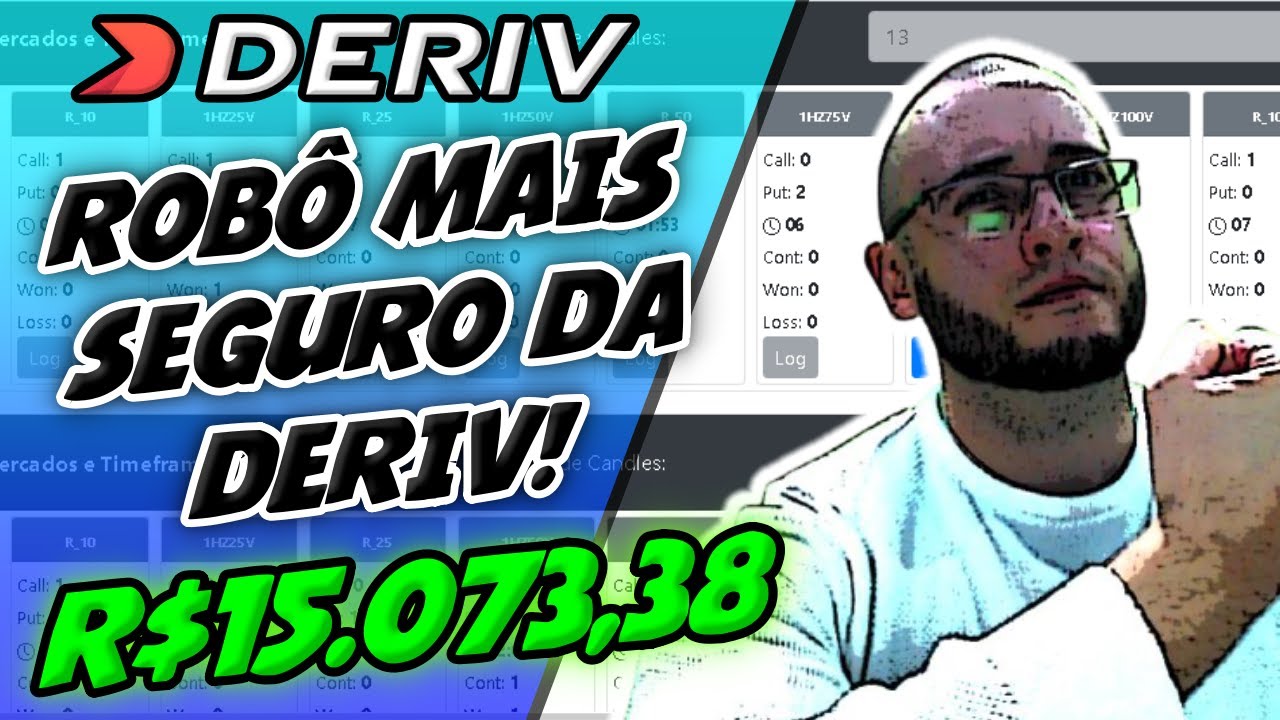 ✅ MÉTODO ABR LUCRATIVO – R$15.073,38 DE RENDIMENTOS PASSIVO COM O ROBÔ MAIS SEGURO DA DERIV.COM!