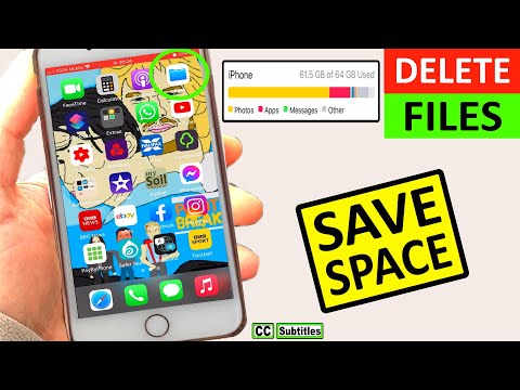 iPhone How to delete items from Files folder and save Space on iPhone