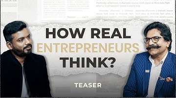 How Real Entrepreneurs Think I in a swank way with Tushar Mestry