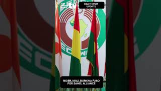 SAHEL ALLIANCE FORMED BY NIGER, MALI & BURKINA FASO | DITCHES ECOWAS #news #shorts #sahel #ecowas