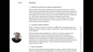 Business Analysis BABOK Guide chapter 8.3 Assess Solution Limitations