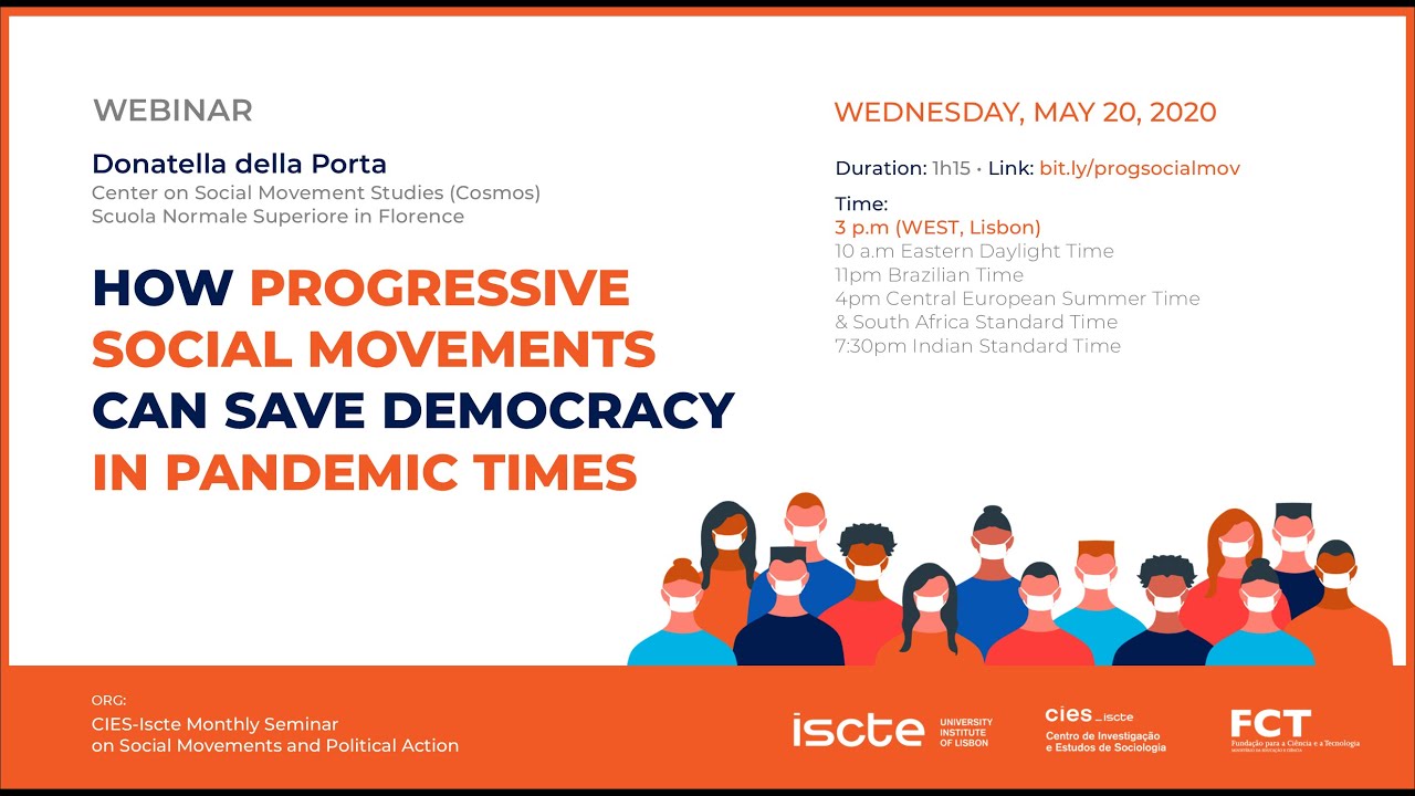 Donatella della Porta - How progressive social movements can save democracy in pandemic times