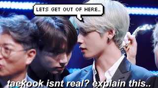 If Taekook Isnt Real Explain This