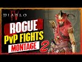 High Level TWISTED BLADE PvP Gameplay | Rogue PvP FIGHTS Montage 2 | Diablo 4