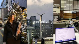 • university vlog • моя учеба в Корее 🎓🇰🇷, шопинг на улице Мёндон