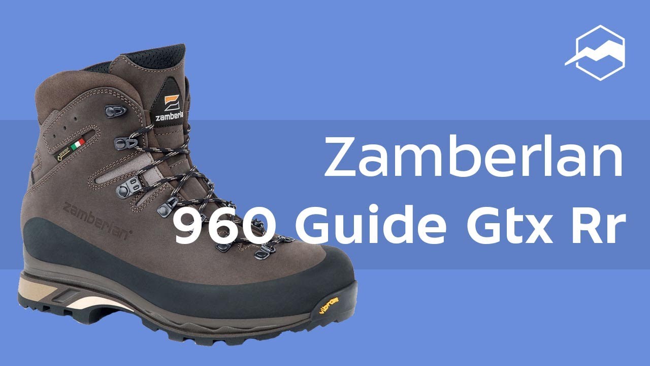 Zamberlan 971 Guide Lux GTX RR Men's Hiking & Hunting Boots - YouTube