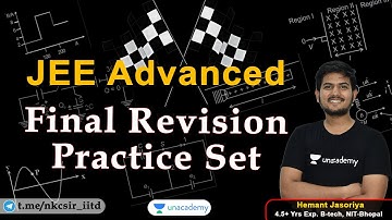 Final Revision Practice Set for Physics JEE ADVANCED 2021 by HEMANT Sir