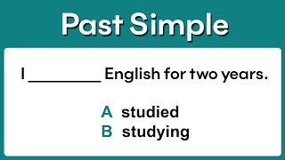 Past Simple | Grammar test screenshot 4