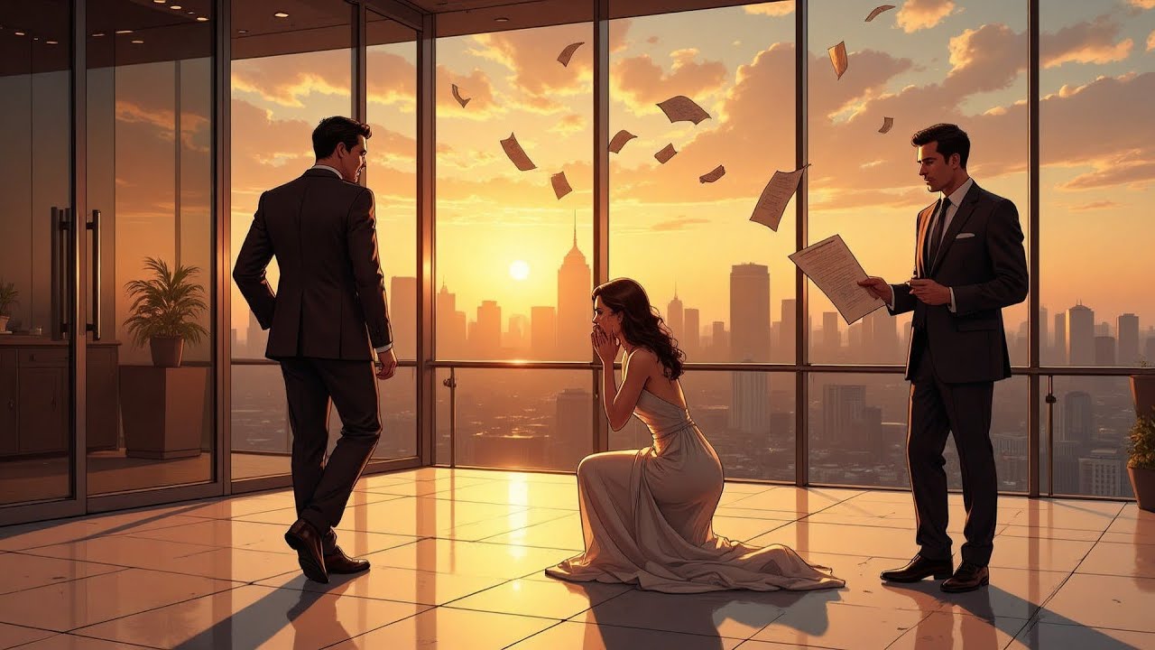 Mi esposa lo eligió a él. Renacido, les entregué la empresa y me marché; ahora ella me ruega que