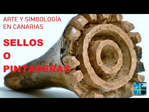 ARQUEOLOGÍA EN CANARIAS. ARTE Y SIMBOLOGÍA. PINTADERAS CANARIAS