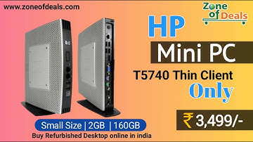 HP Mini PC - HP 5740 Intel Atom - Refurbished Desktop CPU - HP Tiny - HP Thin Client - Zoneofdeals