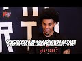 1-on-1 with Chucky Hepburn: Studying Jamal Shead's game, training with Fred VanVleet