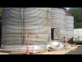 How to turn 3 metal grain silo's into a house, part 1