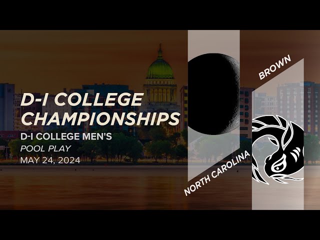 North Carolina vs. Brown | Men's Pool Play | 2024 D-I College Championships class=