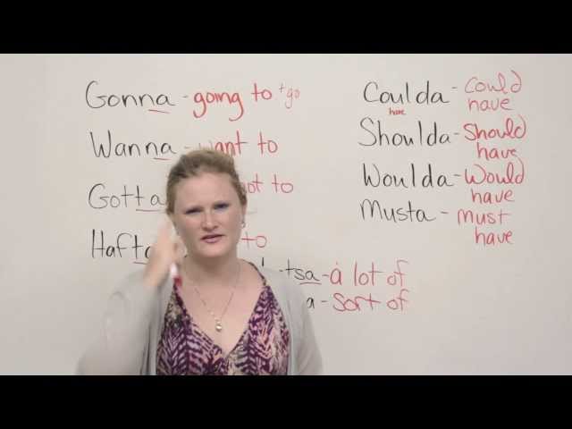 Talk like a native speaker - GONNA, HAVETA, WANNA