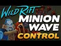 How to control MINION WAVES - Wild Rift Wave Control: Freeze lane, Shove, Bounce + more! | Tutorial