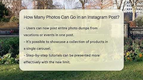 How Many Photos Can Go in an Instagram Post? - Everyday-Networking